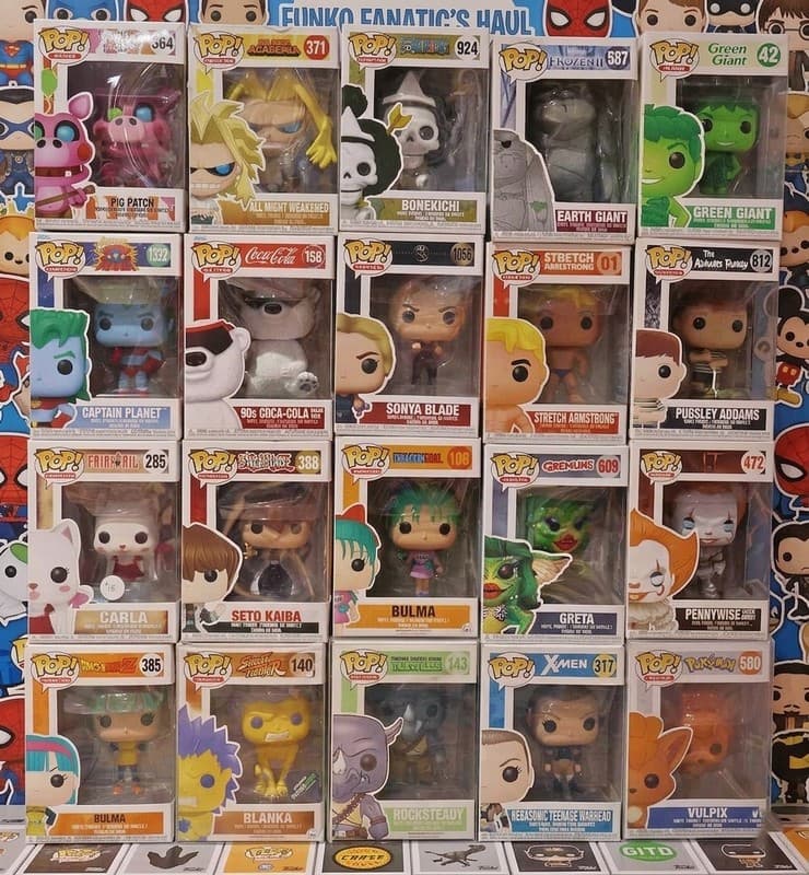 Funko Pop Mega Lot 20pc Dragon Ball FNAF Yu-Gi-Oh Marvel TMNT Anime Exclusives