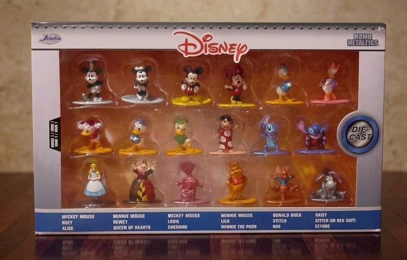 Jada Toys Disney Nano Metalfigs 18 Pack Series 1 Die Cast Mini Figures Box New