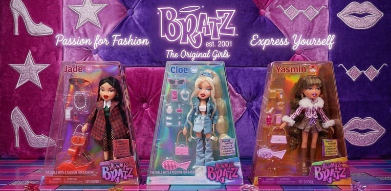 Alwayz Bratz Doll Lot Jade 505235 Cloe 505228 Yasmin 505211 Fashion Figures New