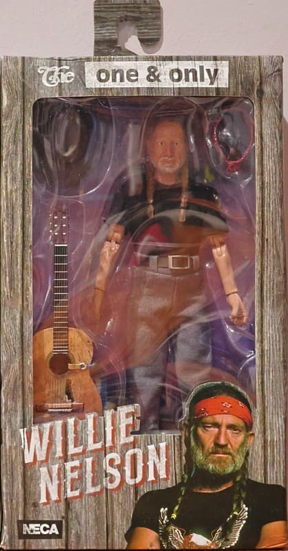 NECA Willie Nelson The One & Only 8" Clothed Action Figure New Sealed NIB