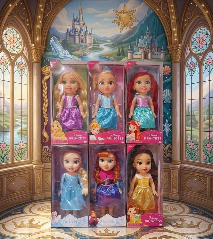 Disney Princess My First Toddler Large 14" Doll Lot of 6 Jakks Pacific Elsa Arie